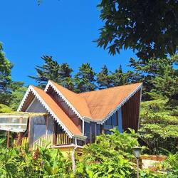 Unsere Unterkunft für 3 Nächte in Santa Elena - Claro del Sol.