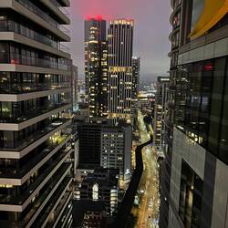 Gotham city 🦇 dal bar dell'albergo