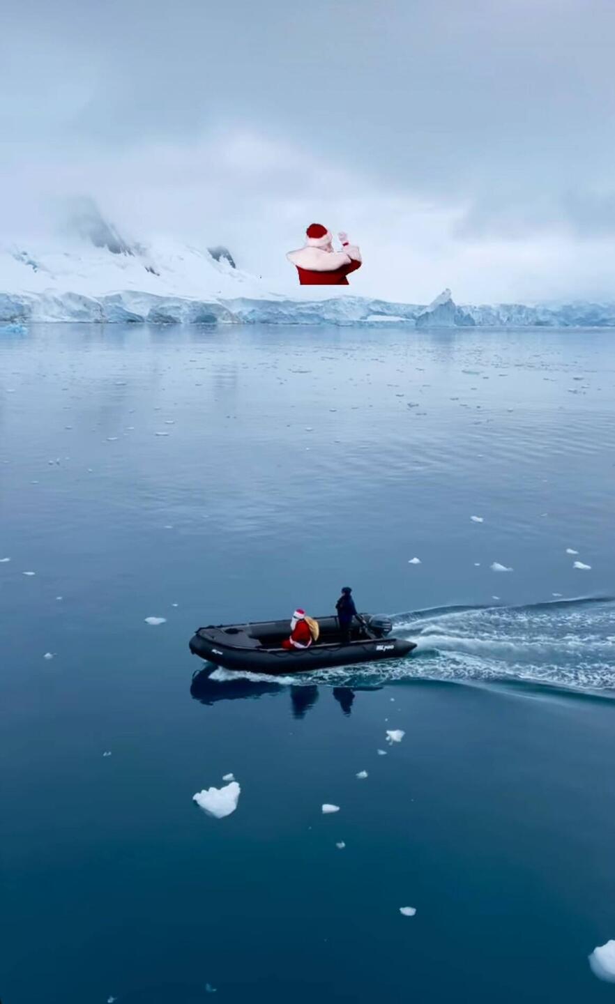 Santa is on his way - even in Antarctica!