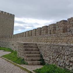 Die Burgmauer, errichtet im 13. Und 14. Jahrhundert