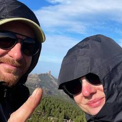 Roque Nublo aus der Ferne