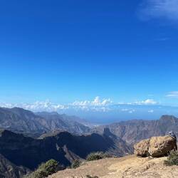In der Ferne Teneriffa und der Teide