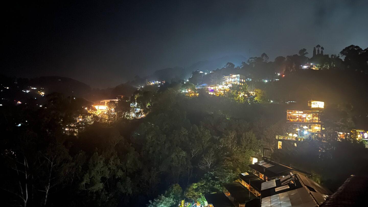 Ausblick von unserem Hotel