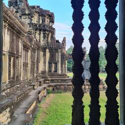 Zurück durch den äußere Schutzwall