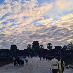 Blick zurück auf den äußeren Wall