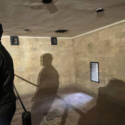 Inside the gas chamber disguised as a shower