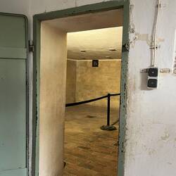 A new building was built including a gas chamber