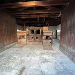 The original crematorium of the camp