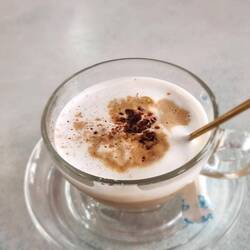 A cappuccino dispels sorrow and worries 🙈