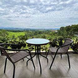 Blick von unserer Terrasse