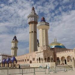 Ein gutes Bild auf die gesamte Große Moschee