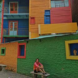 Sehr farbenfroh ist das Viertel ebenfalls