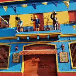 Messi und Maradona sind überall präsent