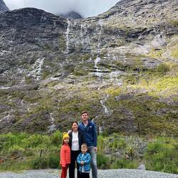 Just after the tunnel