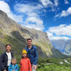 Just after the tunnel