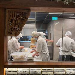 Preparazione della cena in diretta
