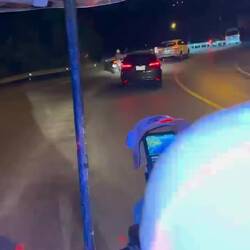 Mit dem Disco Tuk, Tuk auf den nachtmarkt