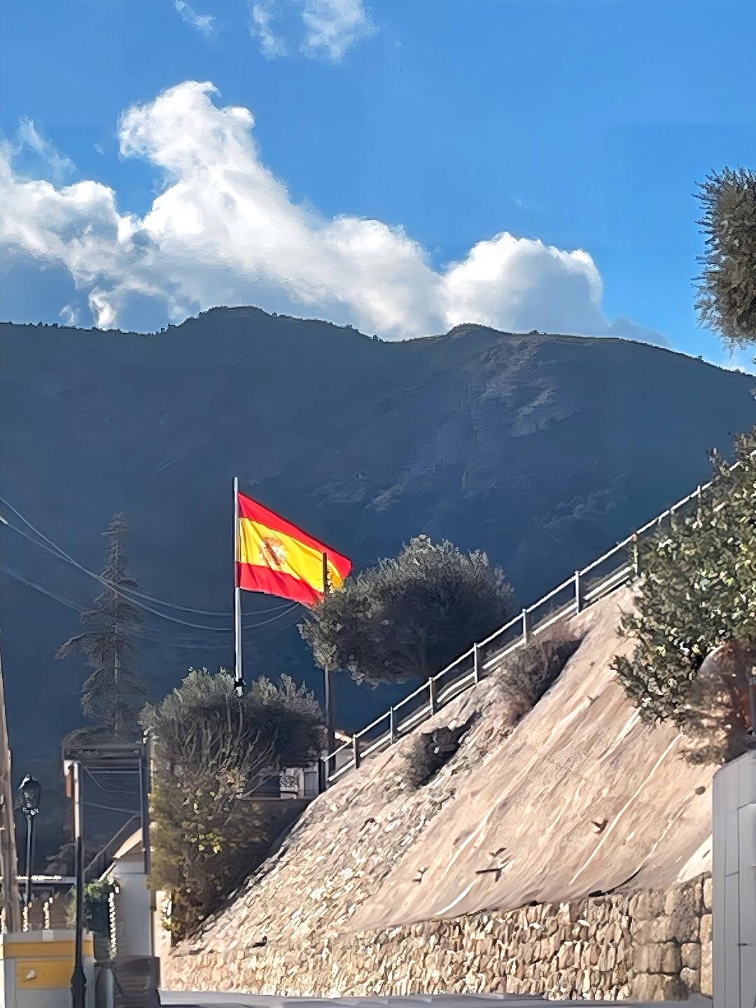 Die Berge sind spektakulär.