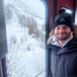 Train ride to the village of Zermatt