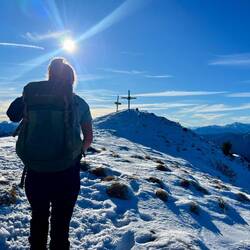 Und schwupps, sind wir auch schon am Großen Almkogel angelangt!