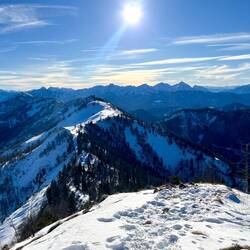 ..die Aussicht ins Gesäuse und dem Toten Gebirge hinein.