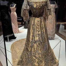 Coronation gown of Queen Maud.