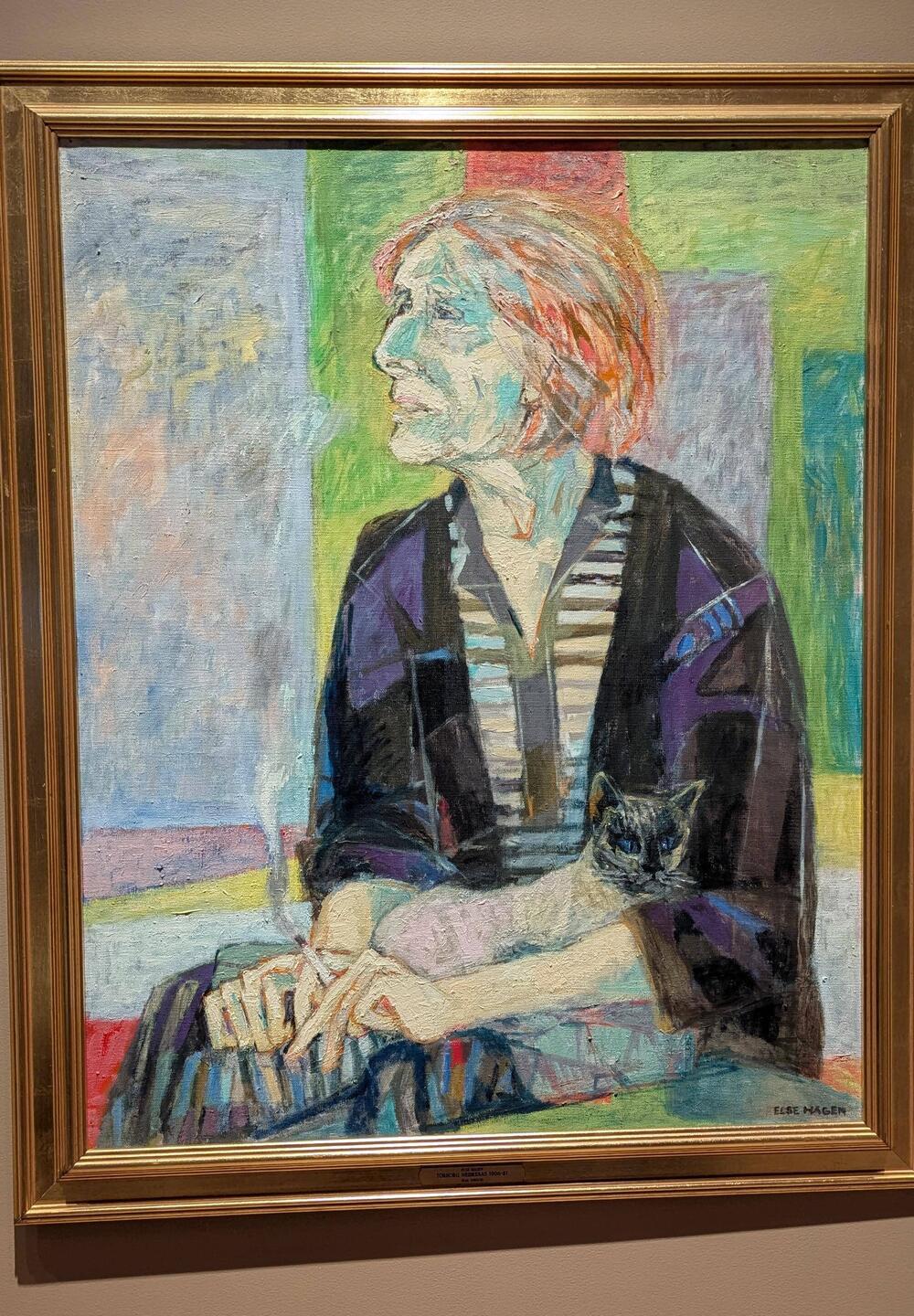 Portrait of Torberg Andreas by Else Hagen