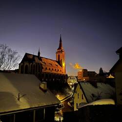 Das Münster am Tagesziel Neustadt nach am Ende 34 km heute