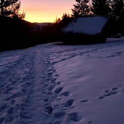 Die Sonne ist schon untergegangen