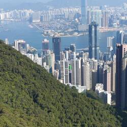 Views from atop the sky terrace