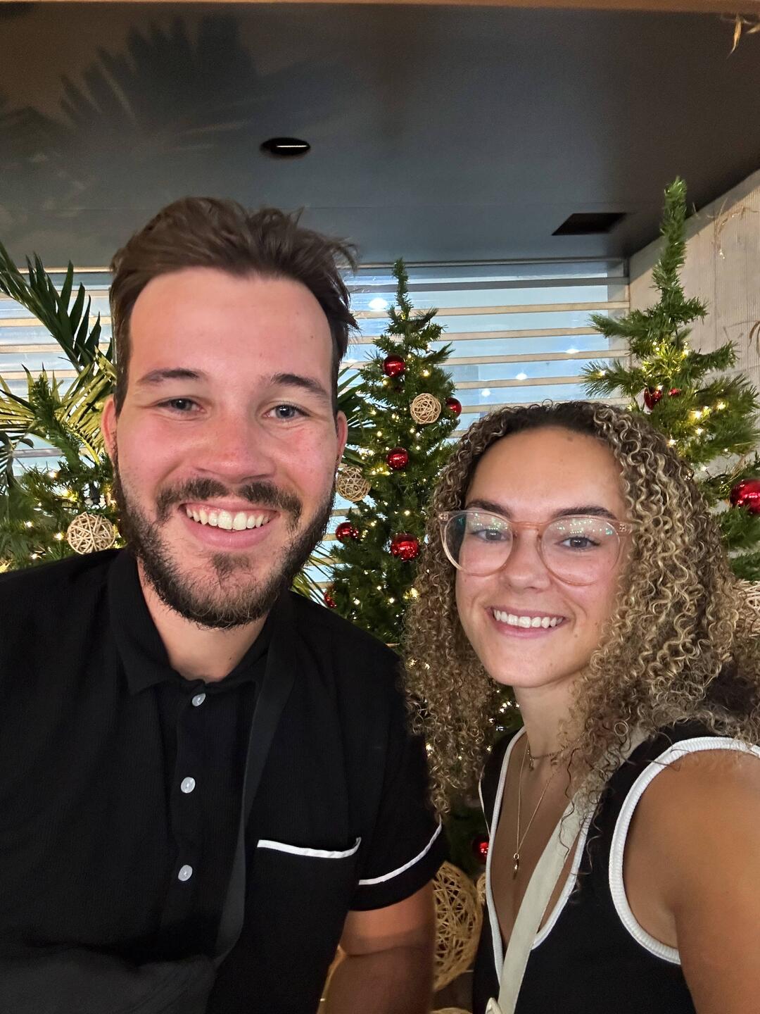 Merry Christmas vanaf het vliegveld