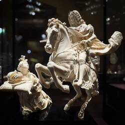 Emperor Charles VI on Horseback with the Personification of the Holy Roman Empire (1711/12).