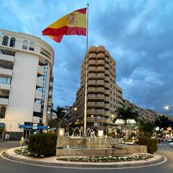 Kreisverkehr - dies können die Spanier super. 👍