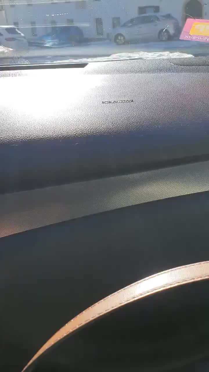 O carro marcava -1 grau