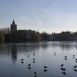 Gotthardsteich mit etwas Eis