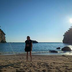 Johannes war wieder im Meer.