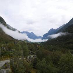 Blick zurück nach Olden