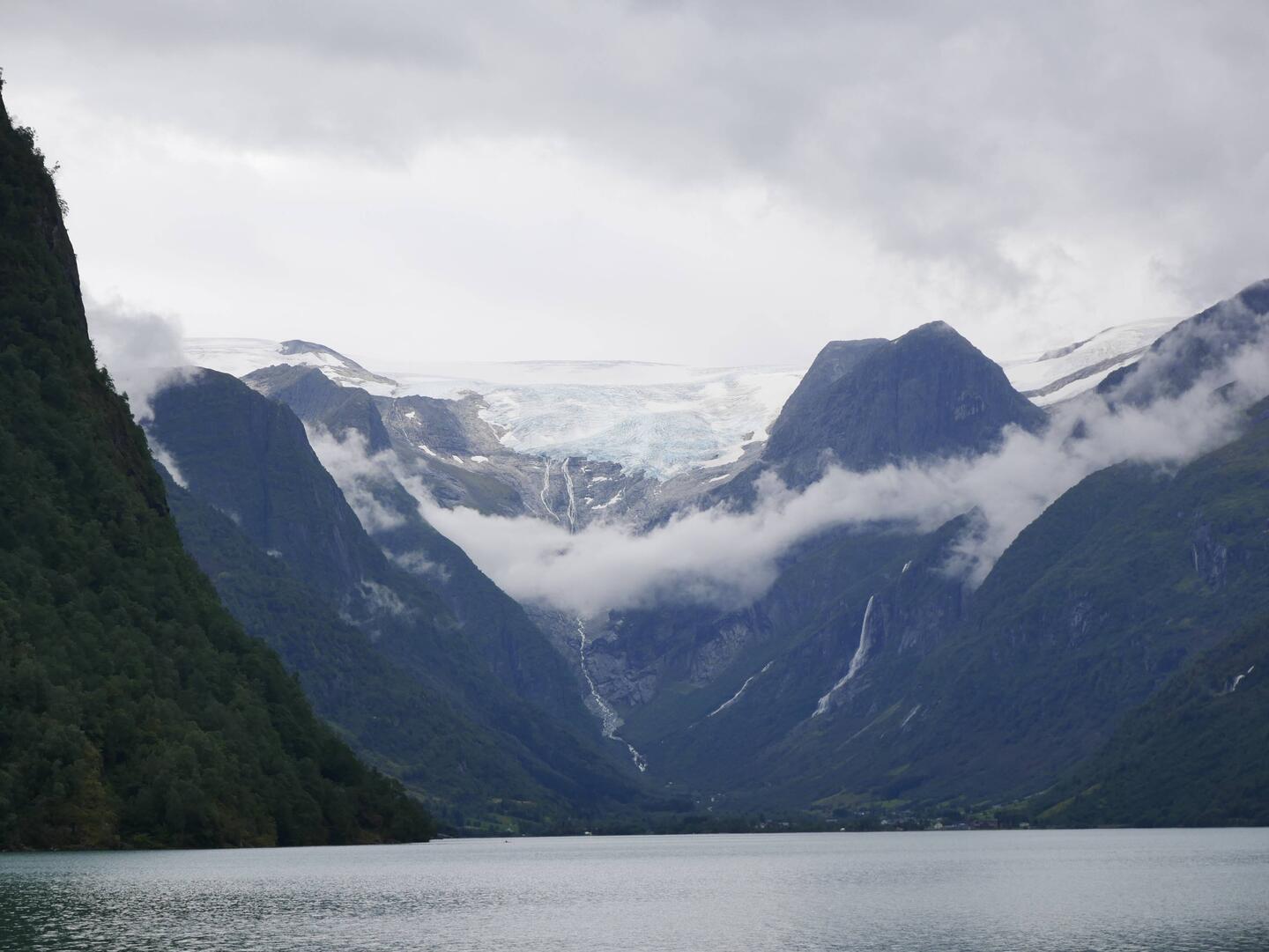 letzter Blick auf den Briksdalsbrenn
