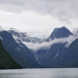 letzter Blick auf den Briksdalsbrenn