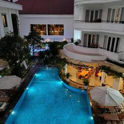 Blick aus dem Hotelzimmer