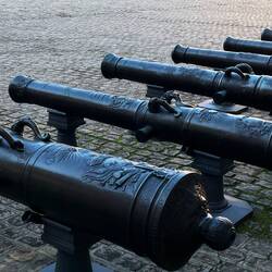 Intricate cannon detai