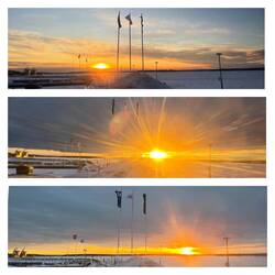 Sonnenaufgang bis Sonnenuntergang...11/12/13 Uhr