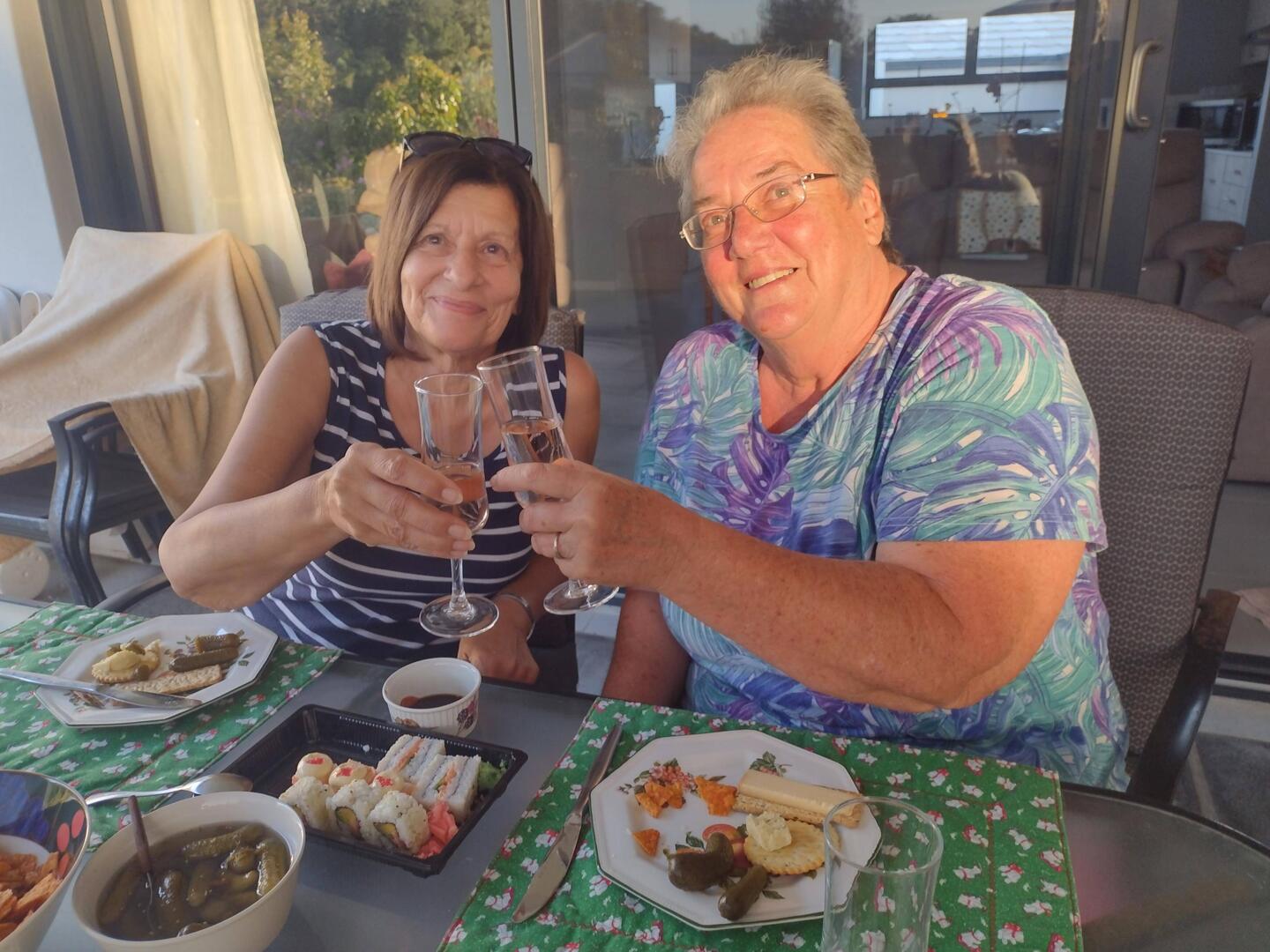A toast to a great Xmas Eve