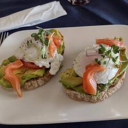 My very tasty breakfast at Lakeview