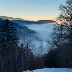 Blick übers Höllental Richtung Westen und Rheintal