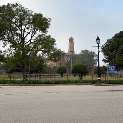 Das Indische Parlament.