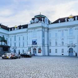 The Prunksaal at the National Library of Austria is in the Neue Burg wing of Hofburg — Vienna.
