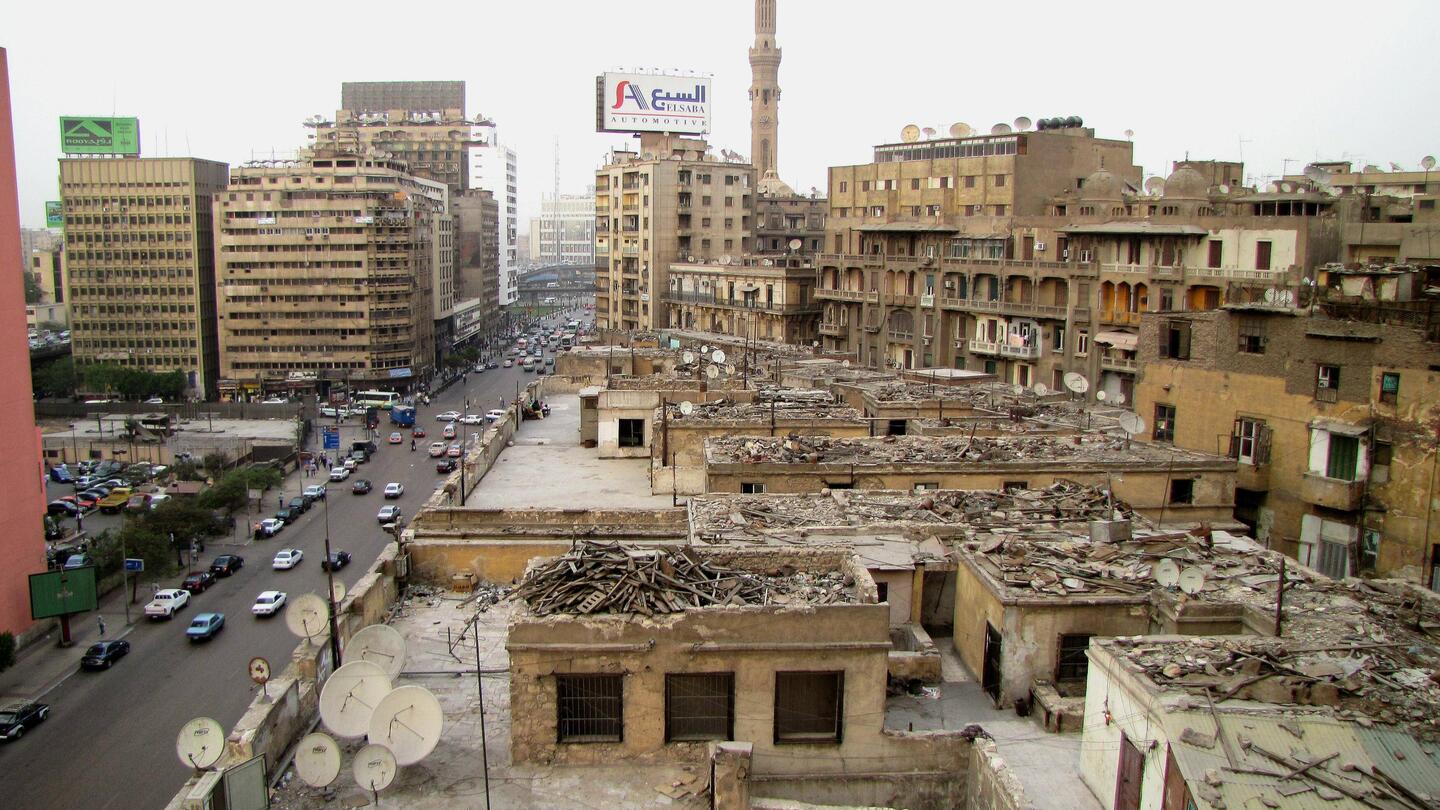 Vista from the roof of our exotic Capsis Hotel