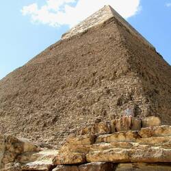 Dwarfed by the Pyramid which was the world's tallest structure for 3,800 years!