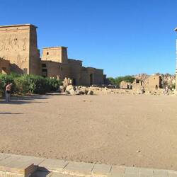 A lovely BBQ area was added on